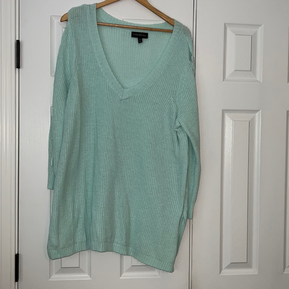 Sky blue tunic sweater
